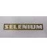 PEGATINA SELENIUM  (14,7cm X 2,2 cm)