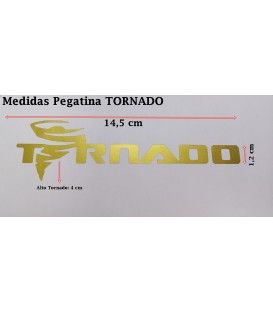 PEGATINA TORNADO  (14,5cm X 1,2cm)