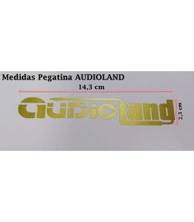 PEGATINA AUDIOLAND  (14,3cm X 2,3cm)