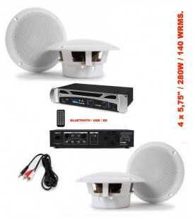 Dj altavoz activo 10 USB / SD / pies / 25cm de 250W + BT