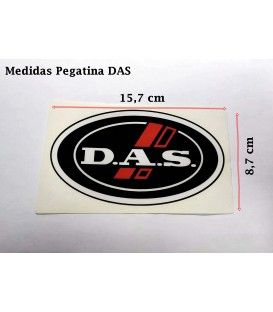 PEGATINA DAS AUDIO XL (15,7 cm x 8,7 cm)