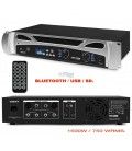 VPA1500 (2x750W / 2x375 WRMS a 4Ω) BLUETOOTH / USB / SD / PANTALLA FRONTAL