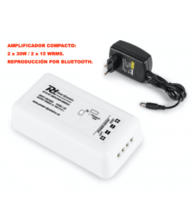 BT10 AMPLIFICADOR POR BLUETOOTH COMPACTO (60W / 30 WRMS)
