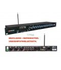 MESA + REPRODUCTOR (USB/SD/MP3/FM/BLUETOOTH) ALIM. PHANTOM