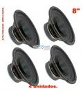 (4U) 8AG/N/S (4Ω - 70W / 35 WRMS) ESPECIAL PARA MEDIOS / MONTAJES DE 2 VÍAS CON REALCE DE MEDIOS.