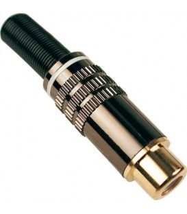 RCA HEMBRA CON MUELLE METÁLICO (MARCADOR BLANCO)