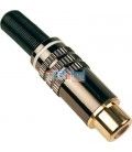RCA HEMBRA CON MUELLE METÁLICO (MARCADOR BLANCO)
