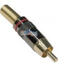 RCA MACHO CON MUELLE METÁLICO (MARCADOR ROJO)