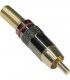 RCA MACHO CON MUELLE METÁLICO (MARCADOR BLANCO)