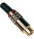 RCA HEMBRA CON MUELLE METÁLICO (MARCADOR ROJO)