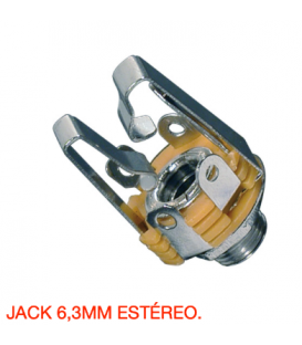 BASE JACK ESTÉREO (6.3MM) ABIERTA 