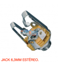 BASE JACK ESTÉREO (6.3MM) ABIERTA 