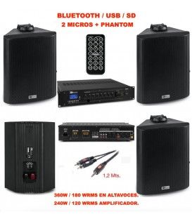 SIST. ELIPSE-4BT (90W / 45 WRMS) BLUETOOTH / USB Y RADIO FM