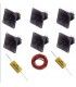 KIT A-100  (6 TWEETERS PIEZO + 2 FILTROS + CABLE)  (JBS: JB330 / 3,9 AUDICAN)