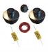 KIT 2 x 1" TITANIO + 2 CONDENSADORES + CABLE)  (SKYTEC:TITANIO / 3,3 APS)