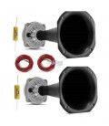 KIT D-250X + DIFUSORES (400W / 200 WRMS) (2 MOTORES D-250X + 2 DIFUSORES + 2 CONDENSADORES 3,3µF + 2,5 Mts CABLE) 