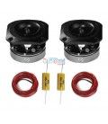 KIT CP-16 (2 BEYMA CP-16 + 2 CONDENSADORES 3,3µF + 2,5 Mts CABLE)