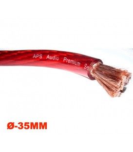 1 MT (Ø 35 MM) CABLE DE ALIMENTACIÓN CAR-AUDIO (POSITIVO O NEGATIVO)