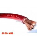 1 MT (Ø 50 MM) CABLE DE ALIMENTACIÓN CAR-AUDIO (POSITIVO O NEGATIVO)