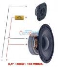 KIT 6,5" ECO-1 (160W / 80 WRMS) (WOFER 6,5" + TWEETER + CONDENSADOR 3,3 + CABLE)