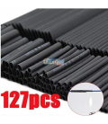 127 PIEZAS DE TERMORRETRACTIL (2.0, 2.5, 3.5, 5, 7, 10 y 13MM X 6,4Mts) 