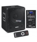 SUB BLUETOOTH / USB BI-AMPLIFICADO (AMPLIFICACIÓN PARA SATÉLITES INCLUIDA) 15"