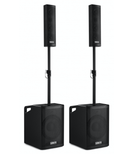 VX1050BT (1150W / 700 WRMS) (BLUETOOTH / USB) ALTAVOCES + CABLES + SOPORTES + MICRO + MANDO INALAMBRICO)