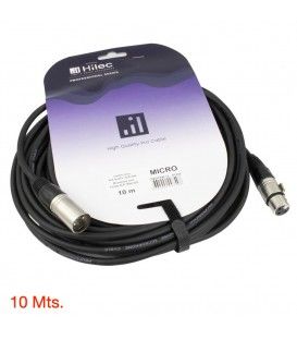 10 Mts / De XLR Hembra a XLR Macho