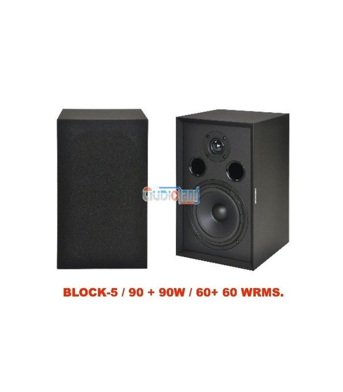 BLOCK-5 (90 + 90W / 60 + 60 WRMS) MONITORES PASIVOS Hi-Fi - Audioland  Sonido e Iluminación Profesional