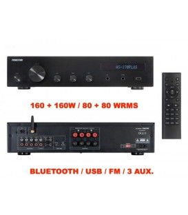 AS-170PLUS (320W / 160 WRMS) BLUETOOTH / USB / FM / 3 AUX Etc...
