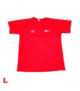 (L) CAMISETA DAS "50 ANIVERSARIO" MANGA CORTA.
