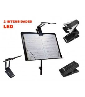 LUZ DE PINZA PORTÁTIL Y PLEGABLE (ATRILES / PIANOS / RACS / ETC..)