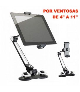 MEDIASTAGE-4 (PARA TABLET DE 4" A 11" CON DOBLE VENTOSA)