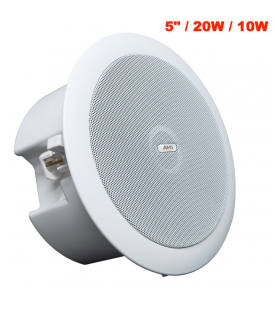 AMT-520C (COAXIAL / 5" + TWEETER DE 1" / CON CAJA DE RESONANCIA /  L100V)