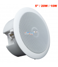 AMT-520C (COAXIAL / 5" + TWEETER DE 1" / CON CAJA DE RESONANCIA /  L100V)