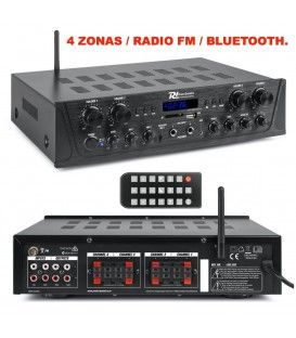 PV240BT (4 ZONAS CON VOL. INDEPENDIENTE / RADIO FM / BLUETOOTH / USB / 400W)