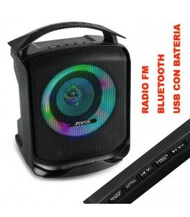 SPUTNIK 1 (ALTAVOZ PORTATIL LED CON BATERIA) USB / RADIO FM / BLUETOOTH