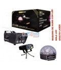 SET 1 HOME (LASER + EFECTO LED + MAQUINA DE HUMO CON LED)