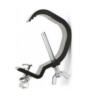 (10U) Ø 28-64 mm / 30 KG (COLOR NEGRO) GARRA PARA EFECTOS