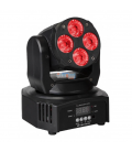 CLUBWASH (leds RGBWAUV 6 en 1 de 12W / DMX / EFECTOS FLASH)