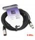 6 Mts / De XLR Macho a  XLR Hembra