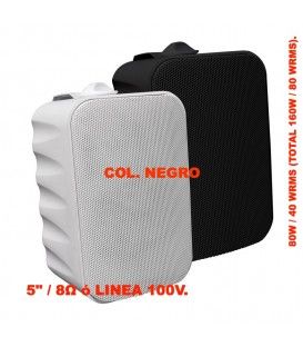 SONO 155 LINE (PAREJA + SOPORTES) (8Ω Y 100V) (5" / 40W) COLOR NEGRO
