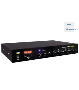 AML-120 USB (4-16Ω Y LINEA 100V) (240W / 120 WRMS) 3 ZONAS INDEPENDIENTES