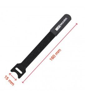 CINTA RECOGE-CABLES (VELCRO 160 x 15 mm) COLOR NEGRO