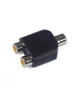 DE 2 x RCA (Hembra) a 1 RCA (Hembra)