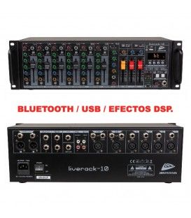 LIVERACK-10 (7CH / BLUETOOTH / USB / EFECTOS DSP)