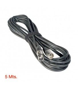 5 Mts / De  XLR Hembra a XLR Macho.
