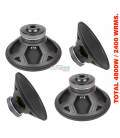 (4 UNID) 18WRS600 (1200W / 600W RMS) PROTOTYPE