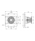 TD1124P (120º x 40º) (GARGANTA ESTANDAR DE 1")