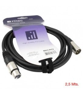 1,5 Mts / De XLR Hembra a XLR Macho